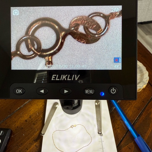 14k Gold Twist Chain Bracelet - Picture 7 of 7